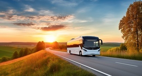 Group transportation motorcoach to Denver airport in Highlands Ranch, CO 